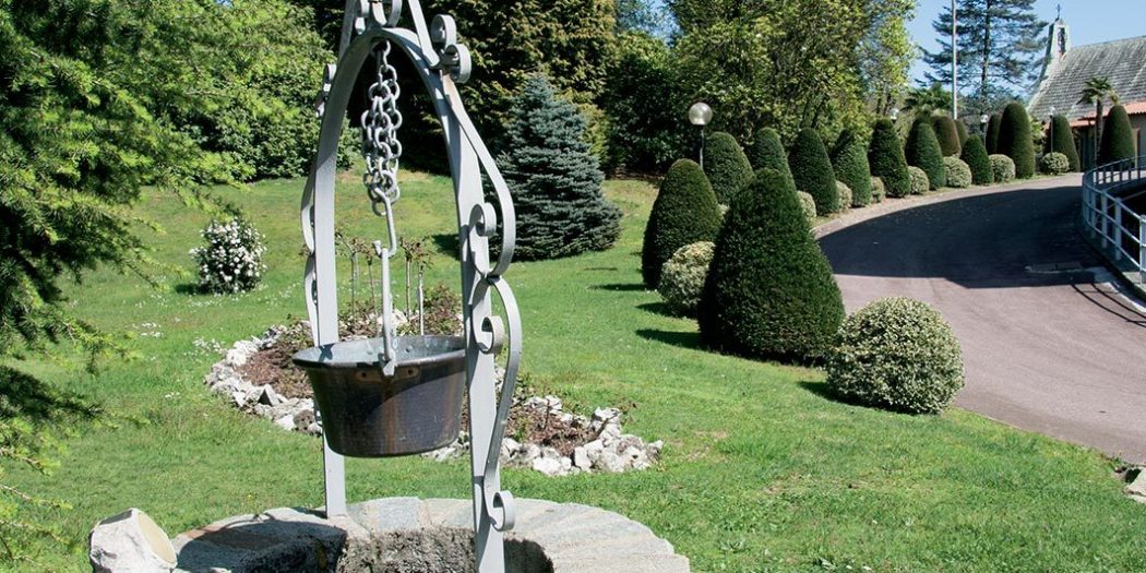 Garden view at Maria Candida near Lake Orta